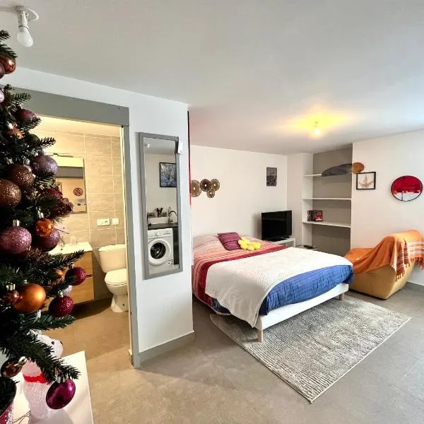 Le ptit chez soi by LPNL Studio confort RDC, Lit Queen, Arrivée autonome, viešbutis mieste Rives