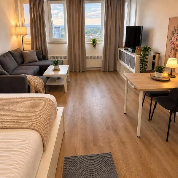 Cozy apartment with panoramic views in Cologne โรงแรมในโคโลญ