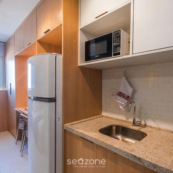 Studio em Cond. c/ Piscina e Vista Cid. SAA0615 - Foto 5