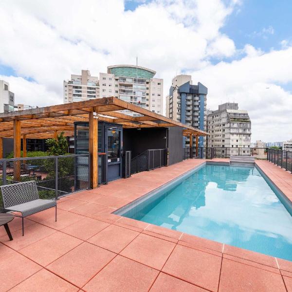 Pinheiros studio with rooftop pool - P715 - Foto 5