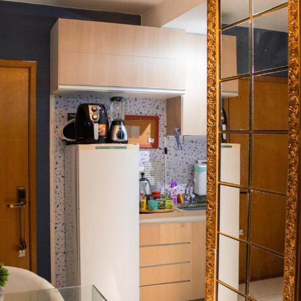 Apartsmento completo no último andar em aguas claras com vista livre - Foto 5