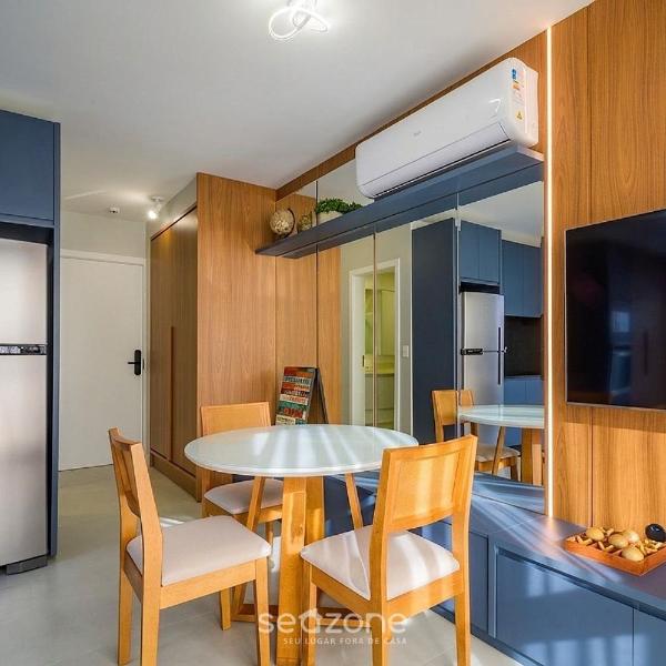 Studio em Cond. c/ Piscina e Vista Cid. OGD0804