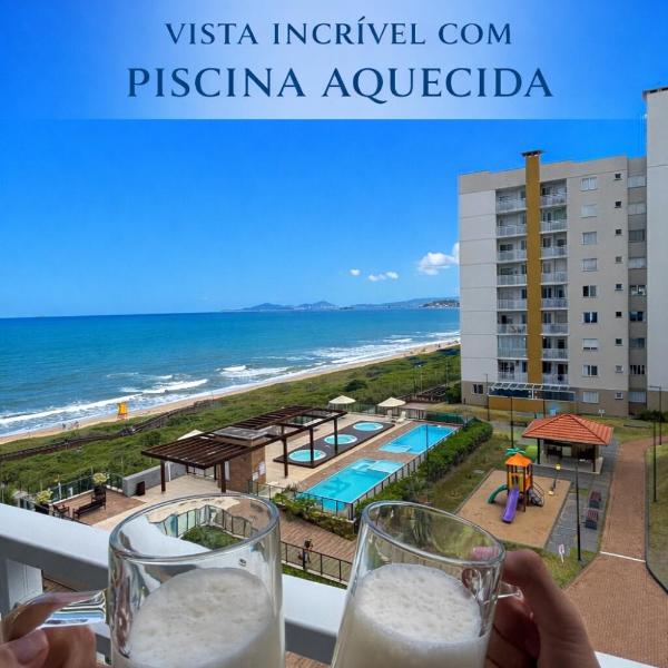 Vista Espetacular para o Mar Resort Pé na Areia com Piscinas Aquecidas 507T01