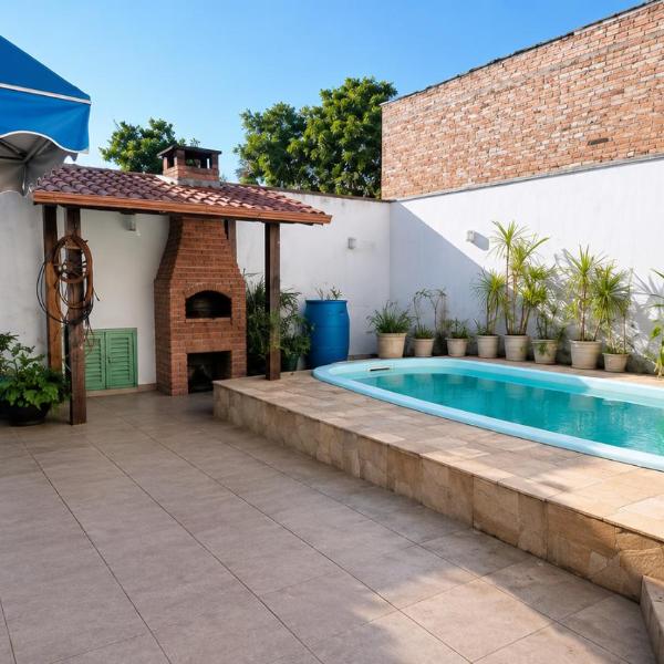 Casa ampla com piscina e churrasqueira para famílias - Foto 4