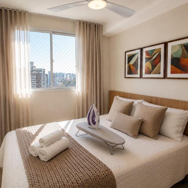 LP1504 Apartamento Moderno ate 5 hospedes Piscina e Academia Próximo Nubank Parque, Lapa e Metrô - Foto 2