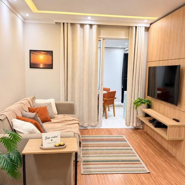Studio de alto padrão completo com varanda Gourmet Próximo ao Aeroporto GRU