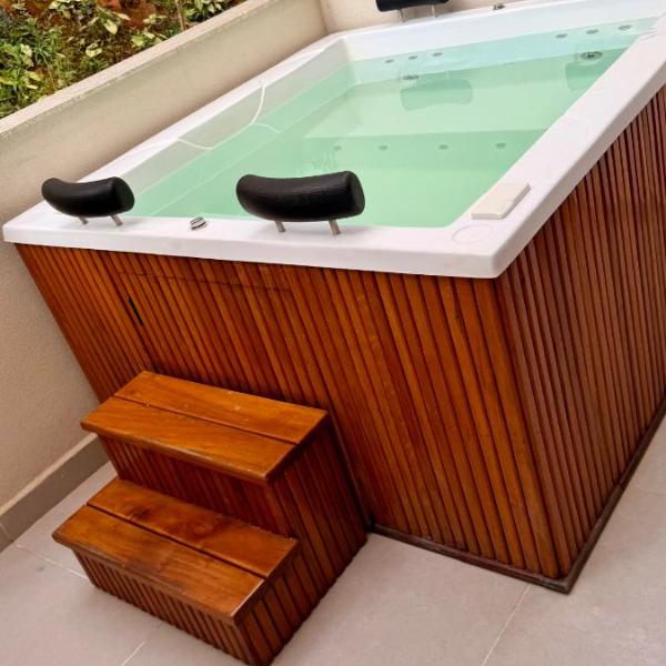 Studio Garden No Reserva - Granja Brasil Resort Itaipava - Com Jacuzzi - Foto 2