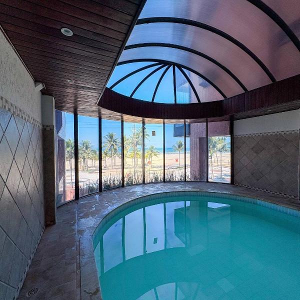 Pé na areia, Lazer completíssimo, garagem , estrutura de clube, andar alto, vista panoramica