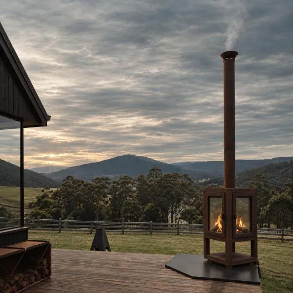 Appledore Cabin in the Valley - Outdoor Bath, viešbutis mieste Glen Huon