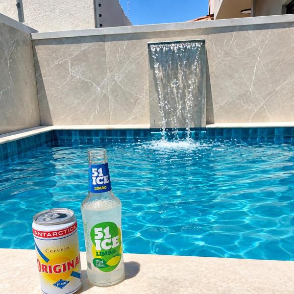 4 min da praia- piscina privativa- churrasqueira