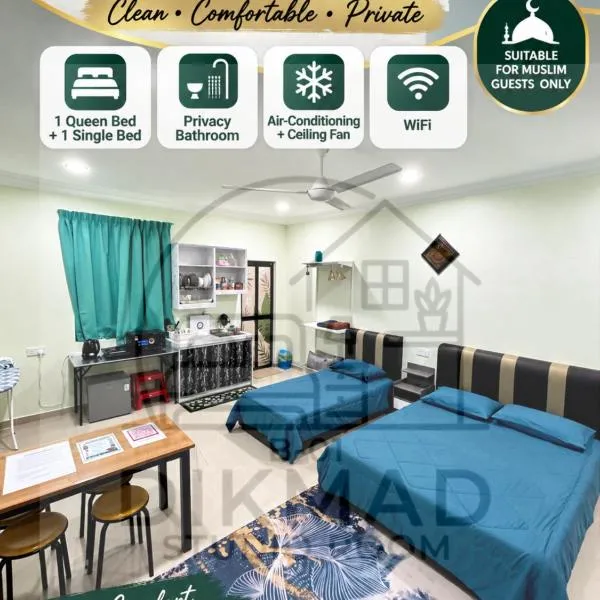 Dikmad Studio Room Bukit Mentok, Kemaman, hotel di Cukai