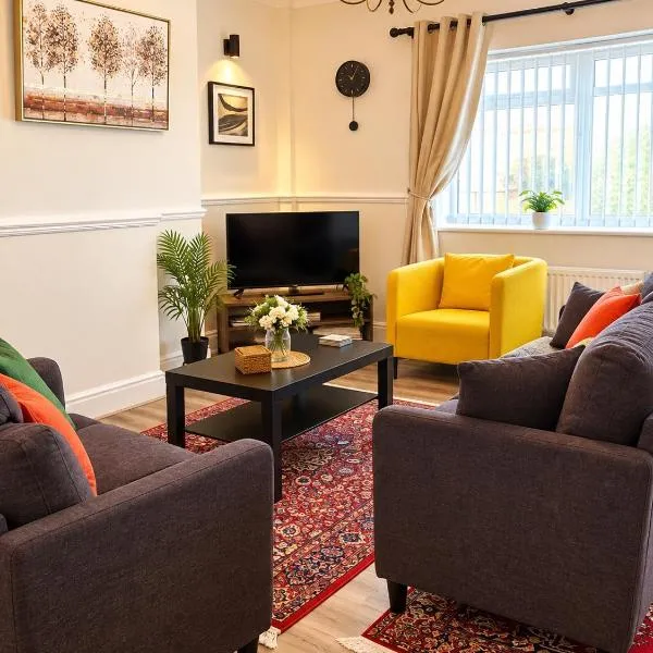 Ushaw HillTop View-Suburban Free Parking Ideal for Work-Stays & Families, Hotel in Ushaw Moor