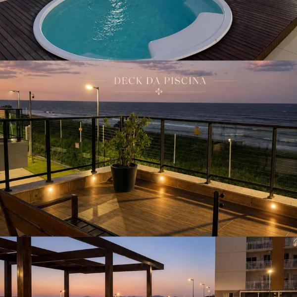 Vista Mar Pé na Areia Churrasqueira na Sacada Piscinas Aquecidas Jacuzzi Condomínio Clube 707-8