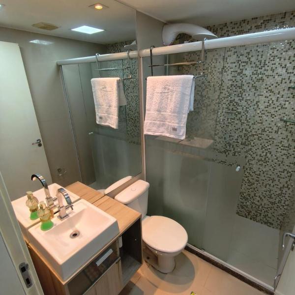 Apartamento todo mobiliado 1Q com varanda, próximo ao metrô e ao aeroporto - Foto 3