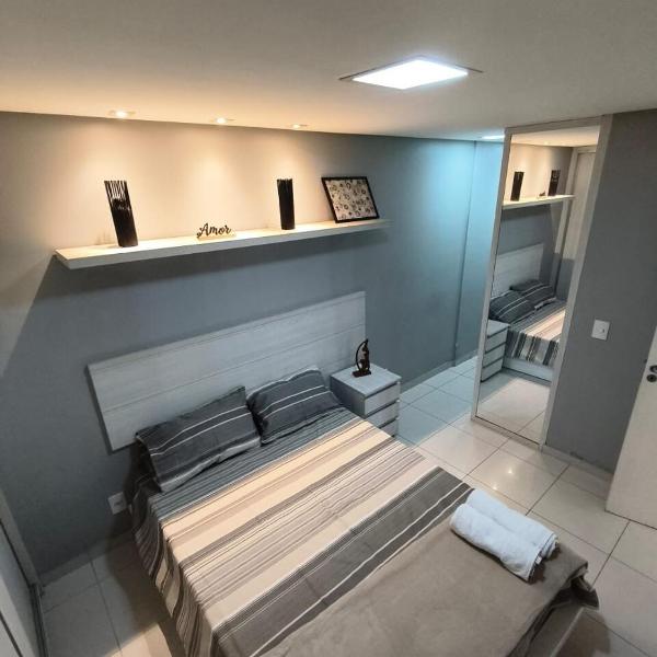 Apartamento todo mobiliado 1Q com varanda, próximo ao metrô e ao aeroporto - Foto 2