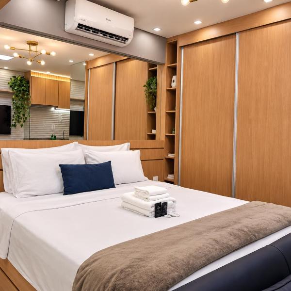 1209 Studio com cama QUEEN e solteiro em Moema - Foto 2