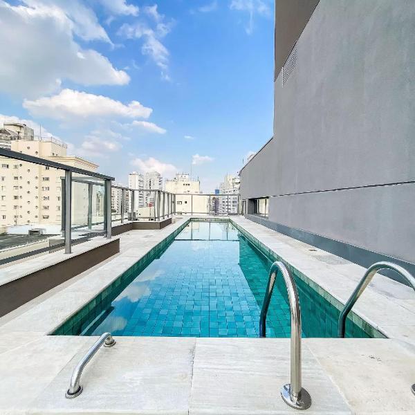 1 Dorm Queen Jardins Piscina Garagem Metro PKS48 - Foto 2