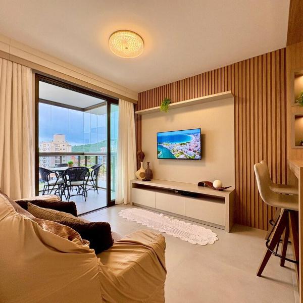Apartamento 2 quartos e vista mar na Praia Grande