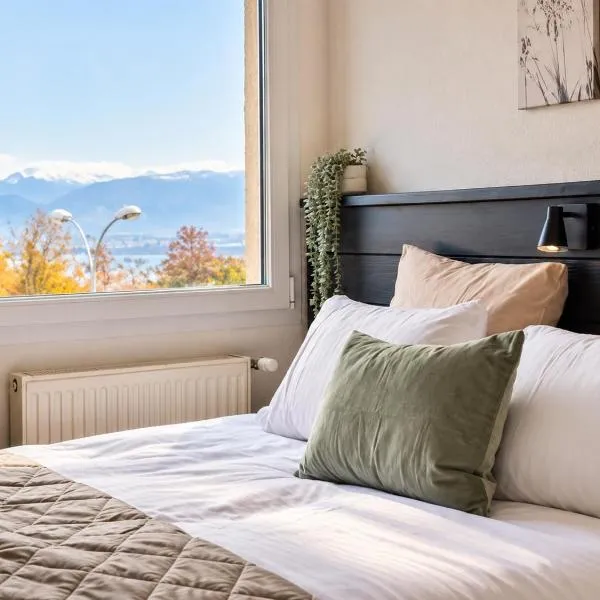 Les Loges du Léman Genève - Mont Jura, viešbutis mieste Krozė