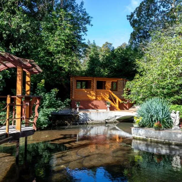 Traditional Log Cabin next to Harry Potter Studios, hotelli kohteessa Kings Langley