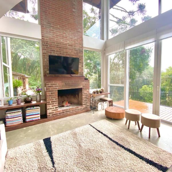 Casa dos Sonhos na Serra Gaúcha com cinema e 4 suítes