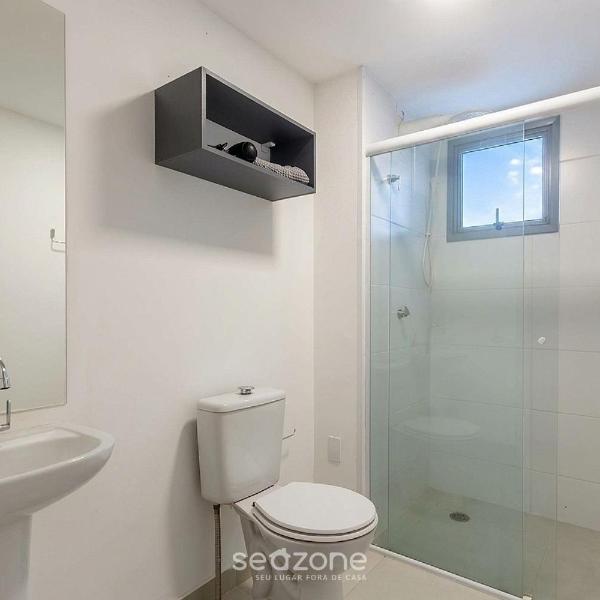 Studio c/ Varanda e Vista Cid. em Cond. DOS0102 - Foto 3