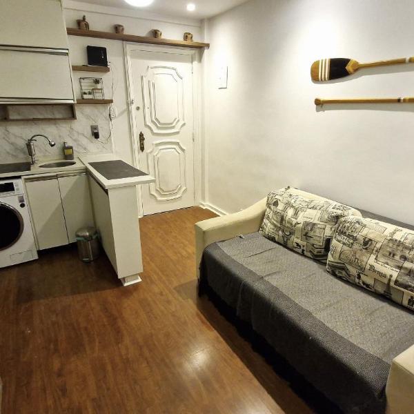 Quarto e sala proximo a praia