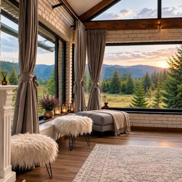 CABANA CEITREI - MOUNTAIN VIEW GIUMALAU, hotell i Cozăneşti