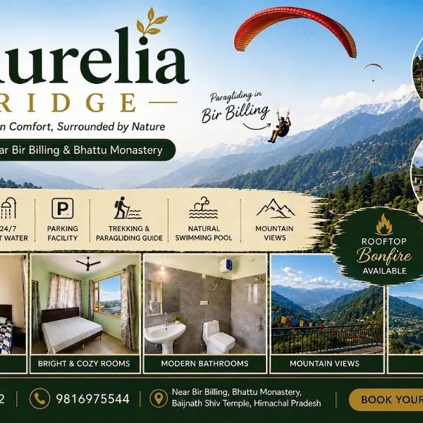 Aurelia Ridge home stay, Hotel in Bir