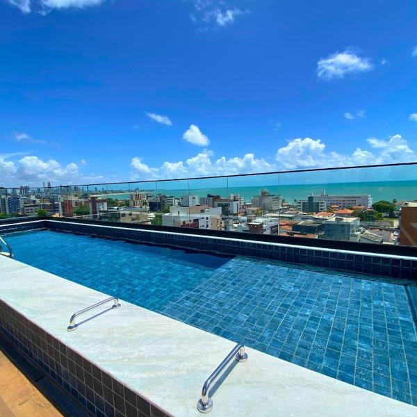 Flat At Self Manaíra - Piscina com Vista Mar na Cobertura