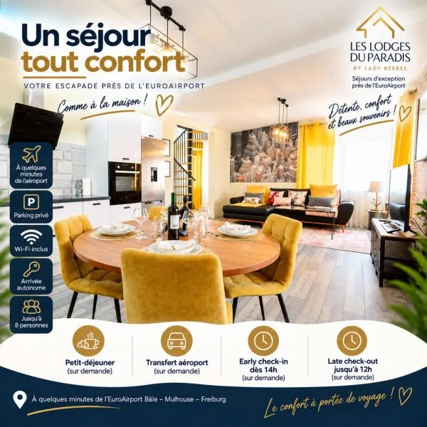 La Bonbonnière by Leslodgespa, Hotel in Hésingue