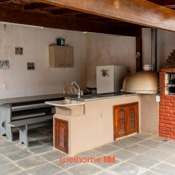 Casa em Serra Negra com Lareira e Churrasqueira