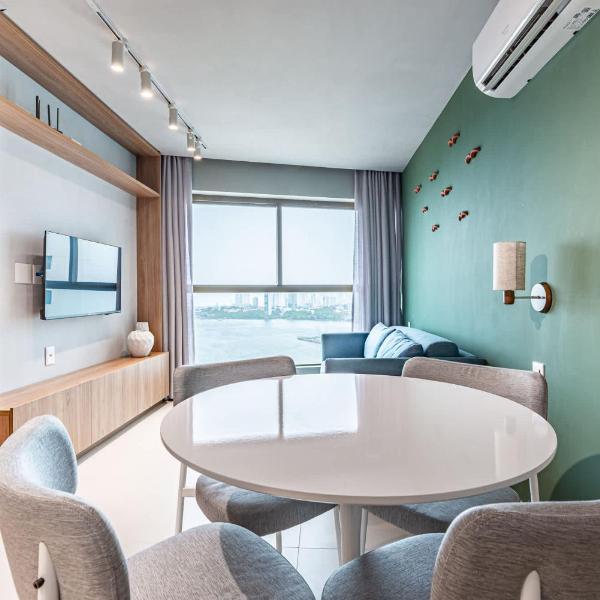 Flat at Parque do Cais with Pool and Gym - PC1505