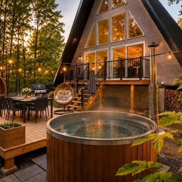 Saint-Rémi-dʼAmherst에 위치한 호텔 Kartalla - the A frame experience in Tremblant