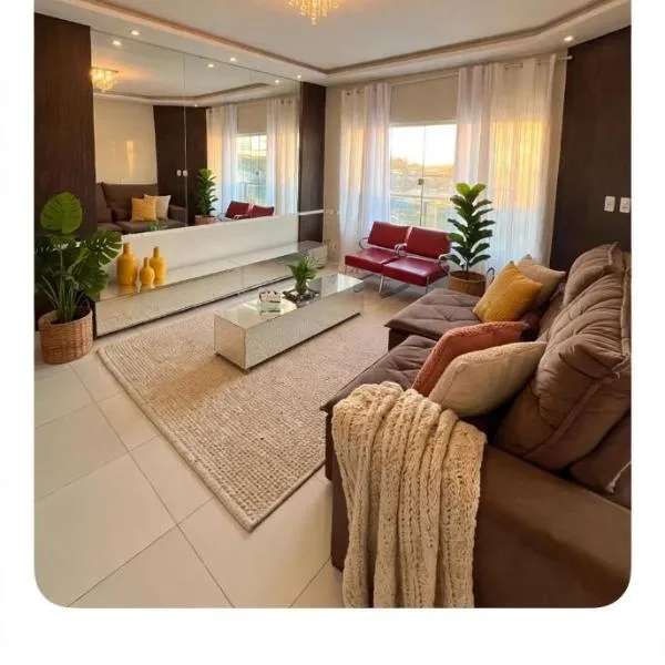 Apartamento panorâmico 3 qrt 3 banh 2 ar、ペトロリーナのホテル