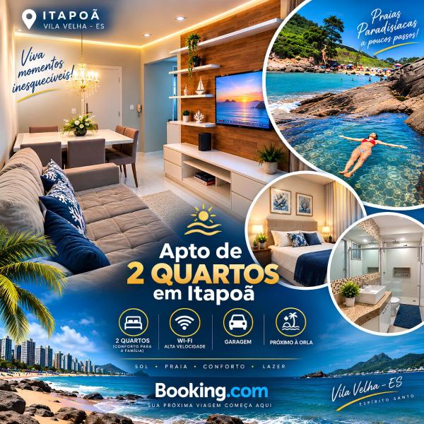 Apto 504 c/ Conforto e Praticidade em Itapuã