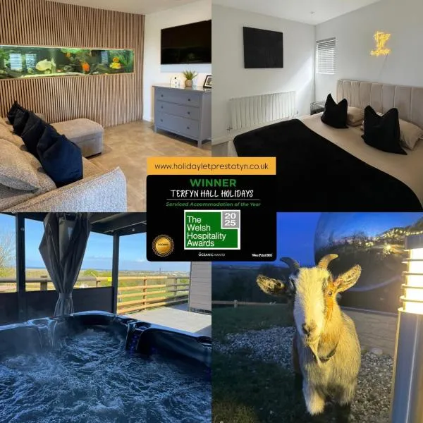 Terfyn Hall aquarium apartment 1, hotel sa Prestatyn