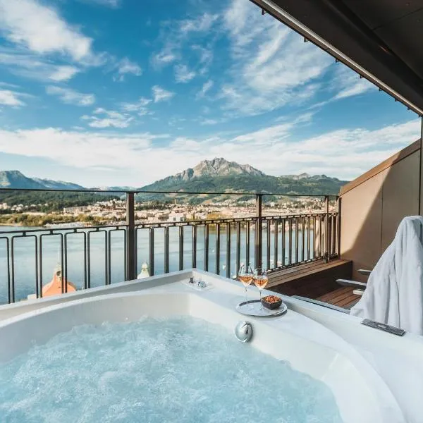 Art Deco Hotel Montana Luzern, hotell i Luzern
