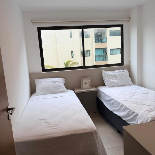 Praia dos carneiros Apartamento finamente decorado com dois quartos dois banheiros sala e uma cozinha completa - Foto 2