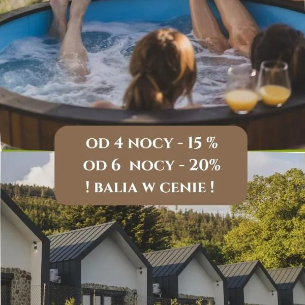 Sowie Chatki - domki z widokiem na Góry Sowie, hotell i Sokolec