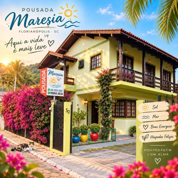 Pousada Maresia junto ao mar, trilhas e aventura