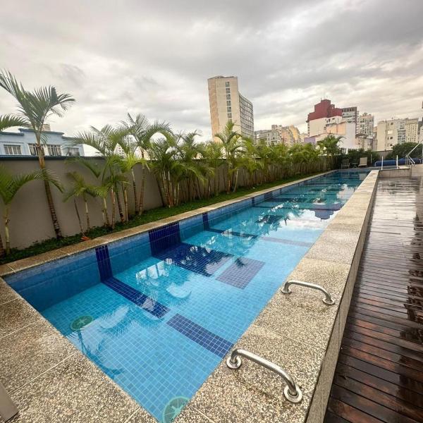 São Paulo city center 100 m from the metro pool concierge and garage - Foto 4