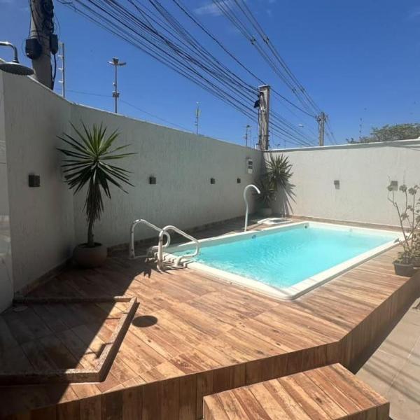 Casa Beira da Lagoa 4Q, Familiar, Piscina, Churrasqueira e a 800m do Shopping - Foto 4