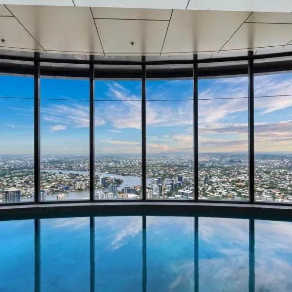 Level 43 Water Views - 2BR - Sleeps 6 & Baby Stay, Hotel in Brisbane