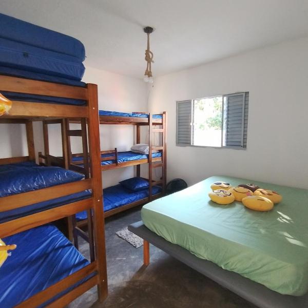 Casa rústica camas para 10 pessoas piscina Suzano - Foto 2