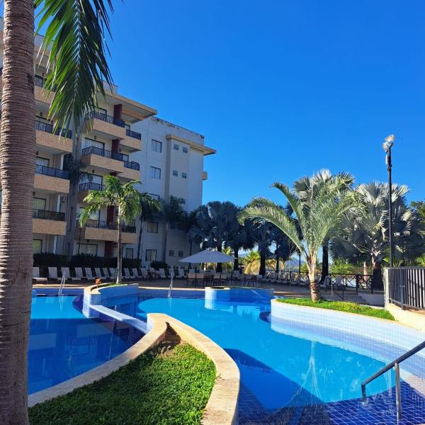 Náutico Flat, Lazer e Conforto em caldas novas com uso das piscinas do hotel Marina - Foto 2