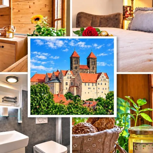 Schinkel Ferienunterkünfte Quedlinburg UNESCO Parkplatz und Kurtaxe inklusive, Hotel in Quedlinburg