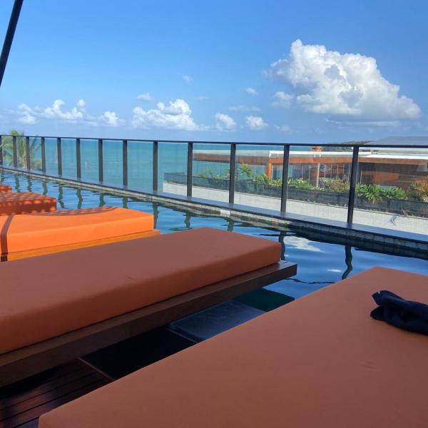 Flat 412 Conforto com Varanda vista para o Mar I Beira Mar Cabo Branco