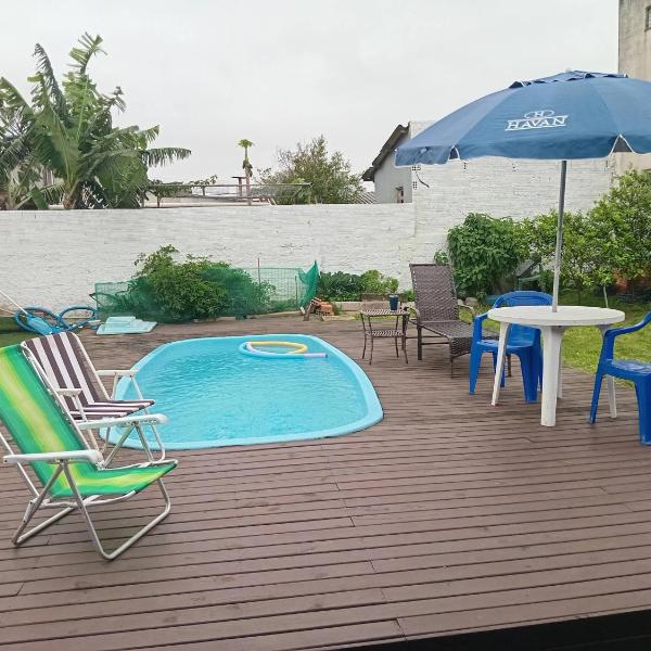 QUARTO AZUL com cozinha e piscina só sua
