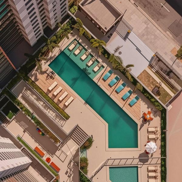 Rio Energy 2 bedrooms 4 beds Pool Vista para o Cristo